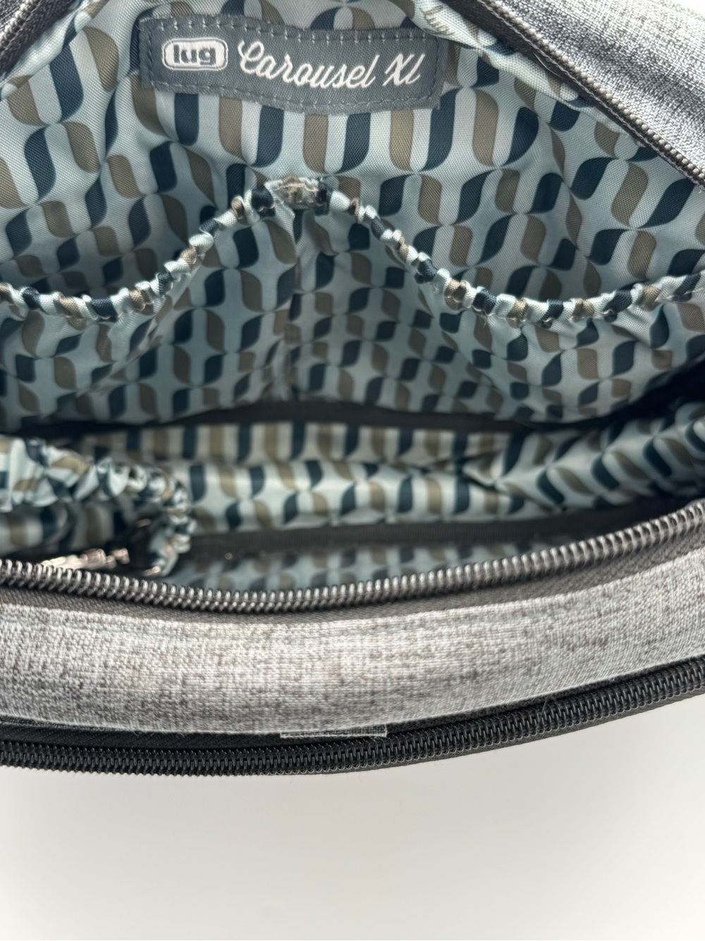 Lug Carousel XL Diamond Quilted Multi-Pocket Functional Crossbody Bag - Picture 10 of 16